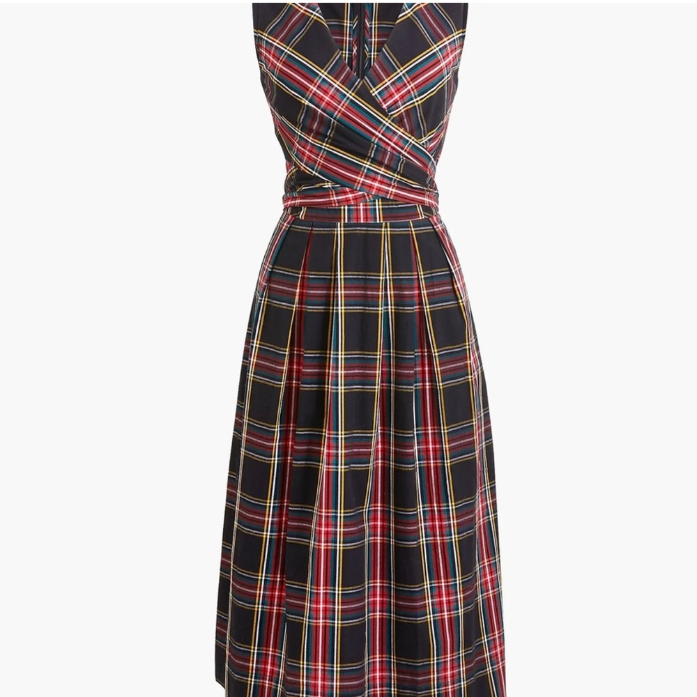 J. Crew Plaid Sleeveless Dress